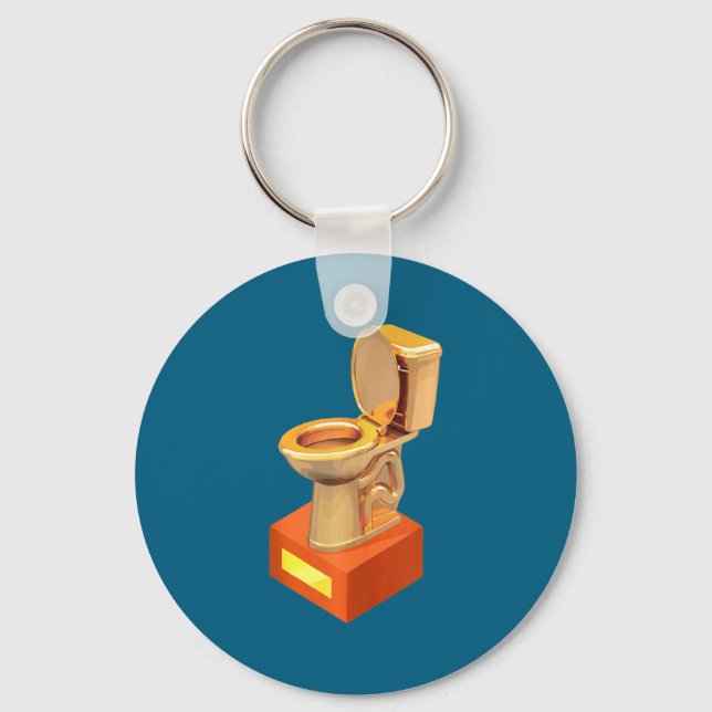 Porte-clés Funny Fantasy Football Loser Toilet  (Recto)