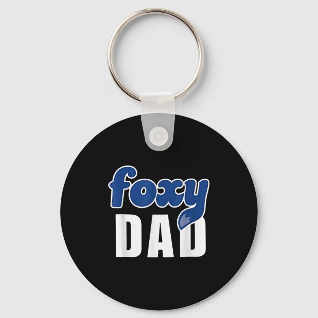 Porte-clés Funny Foxy Dad  (Recto)