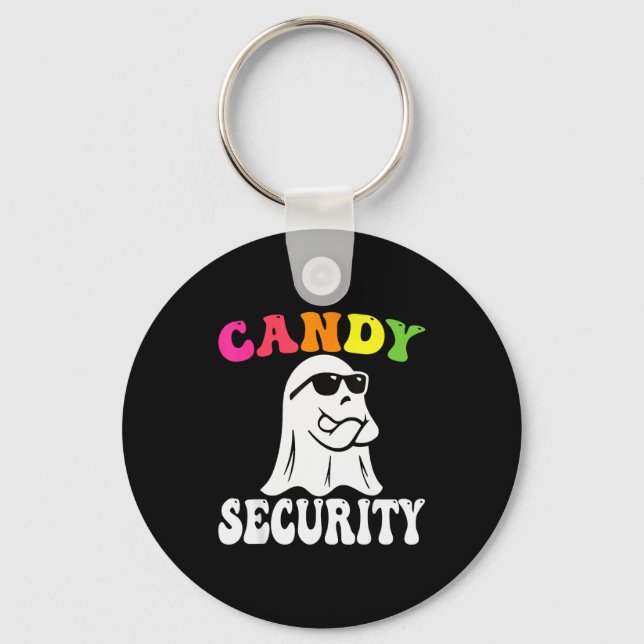 Porte-clés Funny Ghost Candy Security Halloween Costume Hallo (Recto)