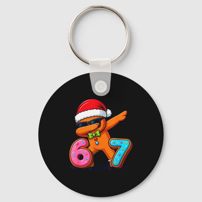 Porte-clés Funny Gingerbread Six Seven 67 Ice Cream Drip Chri (Recto)
