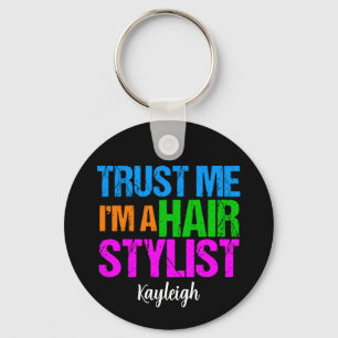 Porte-clés Funny Hair Stylist