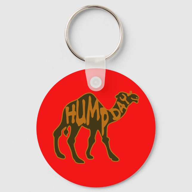 Porte-clés Funny Hump Day avec Camel (Recto)