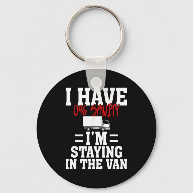 Porte-clés Funny I'm Staying In Tha Van Phasmophobia Gamer Me (Recto)