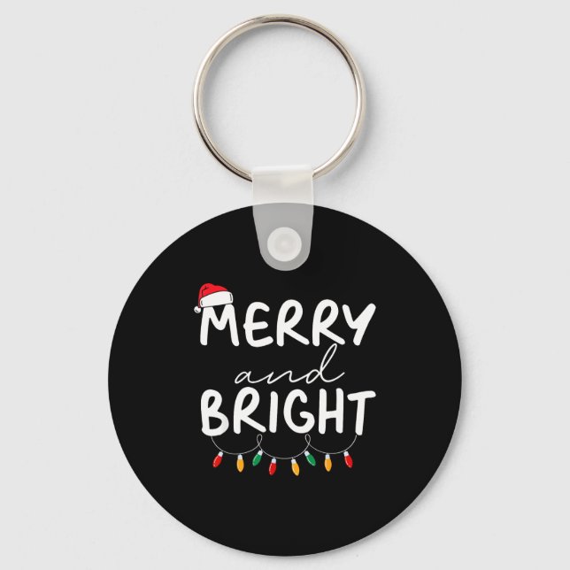 Porte-clés Funny I'm Trying To Feel Merry Xmas Bright Matchin (Recto)