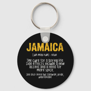 Porte-clés Funny Jamaïque Définition Dit Jamaïcain Patois Hu