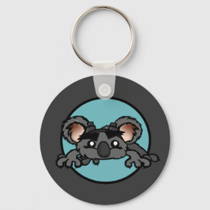 PORTE-CLÉS FUNNY KOALA BEAR ROUND PORTE - CLÉ