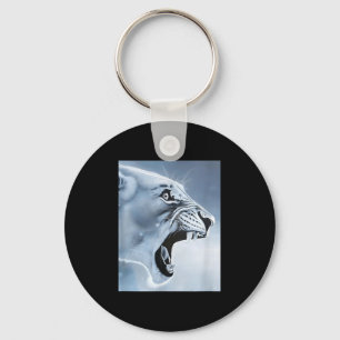 Porte-clés Funny Lion Singe Mème Ragebait Mème Brainrot Gen