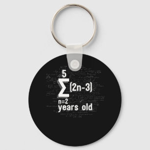 Porte-clés Funny Math Geek 16e anniversaire 16 ans