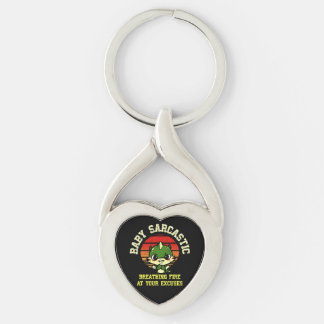 Porte-clés Funny Motivational Dragon - Burn Your Excuses 