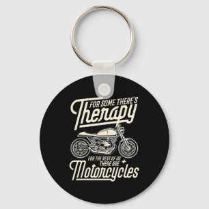 Porte-clés Funny Motorcycle Rider Rapy - Biker Cadeau