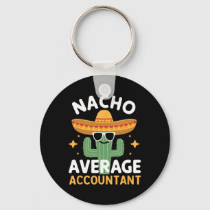 Porte-clés Funny Nacho Comptable Moyen Cinco De Mayo Mexique