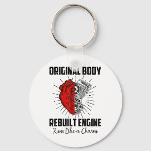 Porte-clés Funny Open Heart Chirurgie Récupération Survivant 