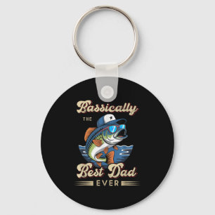 Porte-clés Funny Pêcheur Meilleur Papa Jamais B Pêcheur Pères