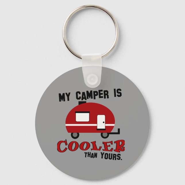 Porte-clés Funny Porte - clé de Camper Retro (Recto)