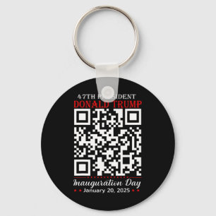 Porte-clés Funny Qr Président Trump Dance Code Inauguration D