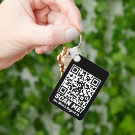 Porte-clés Funny QR Scan Me! Funny Regret Joke 