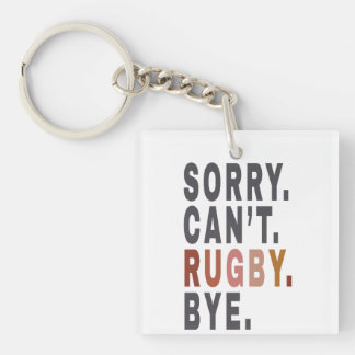 Porte-clés Funny Rugby Weekender, pour la maman de Rugby, Idé