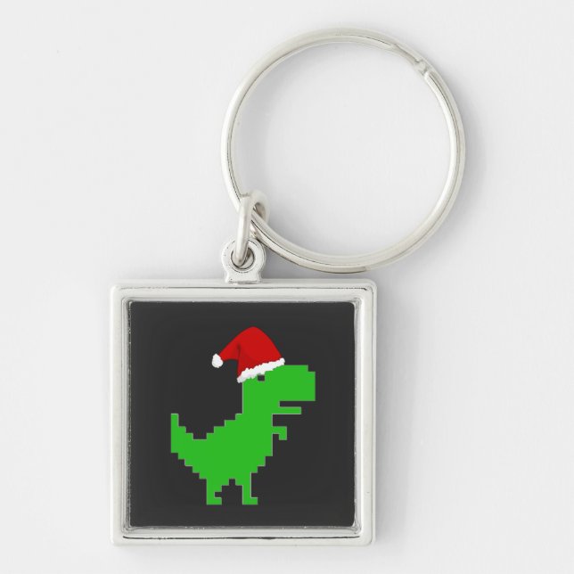 porte-clés funny santa trex (Devant)