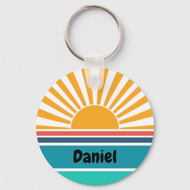 Porte-clés Funny Sunshine Name (Recto)