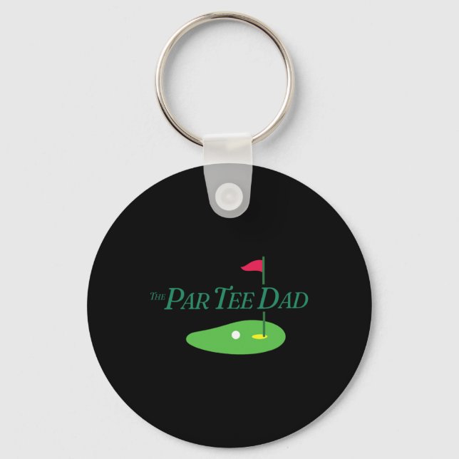 Porte-clés Funny The Par Tee Dad Partee Golf Family Matching  (Recto)