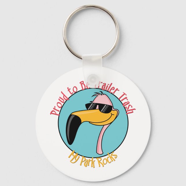Porte-clés Funny Trailer Park Shirts et cadeaux (Recto)
