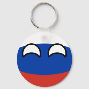 Porte-clés Funny Trending Geeky Russia Countryball