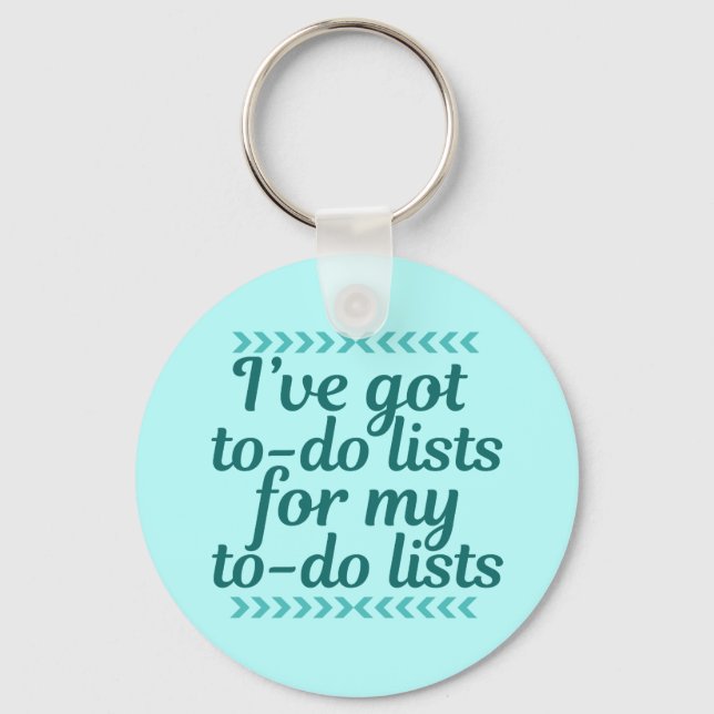 Porte-clés Funny Workaholic (Recto)