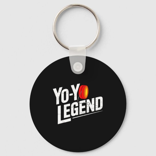 Porte-clés Funny Yoyo Player Legend Yo-yo Performer  (Recto)