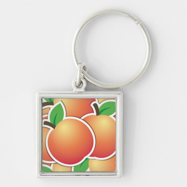 Porte-clés Funy peach (Devant)