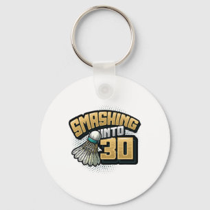 Porte-clés Fusion en 30 ans Badminton Lover 30e anniversaire