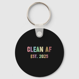 Porte-clés Futur amusant Clean Af Est 2025 Grilling Propre Pr
