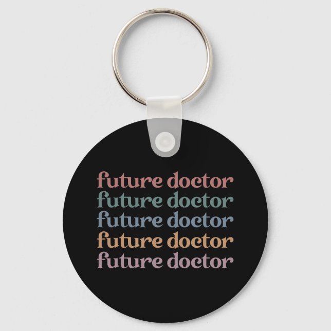 Porte-clés Futur Docteur Médicale école Cadeau étudiant (Recto)