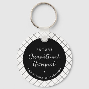Porte-clés Futur Personnalisé OT ergothérapeute Élégant