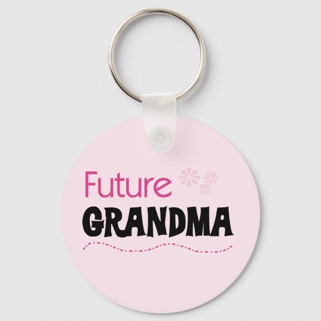 Porte-clés Futurs tee-shirts et cadeaux grand-mère (Recto)