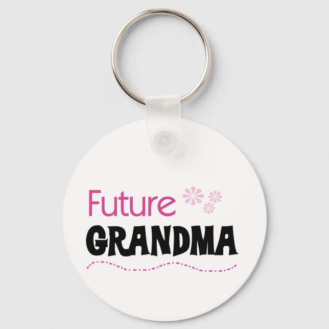 Porte-clés Futurs tee-shirts et cadeaux grand-mère (Recto)