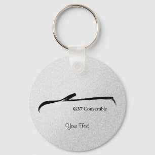 Porte-clés G37 Brosse Noire Convertibl (argent / noir)