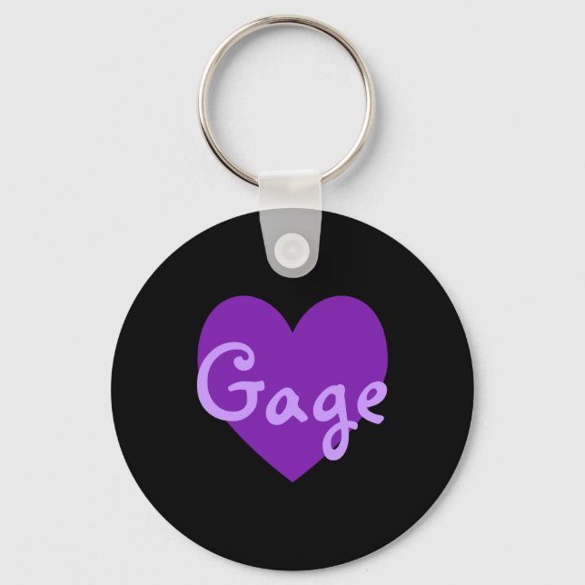 Porte-clés Gage en pourpre (Recto)