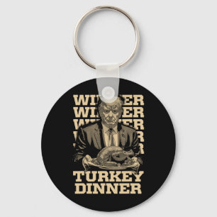 Porte-clés Gagnant Dîner Turquie Dîner Drôle Trump Thanksgivi