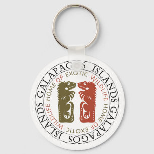 Porte-clés Galapagos Iguanas Souvenir Porte - clé