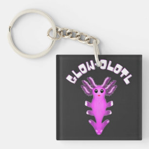 Porte-clés Galaxie Lumineuse Axolotl Art Numérique