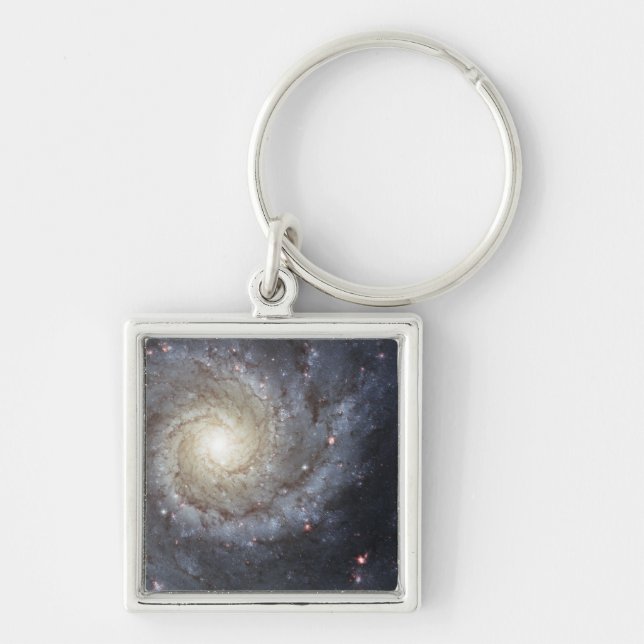 Porte-clés Galaxie spirale M74 (Devant)