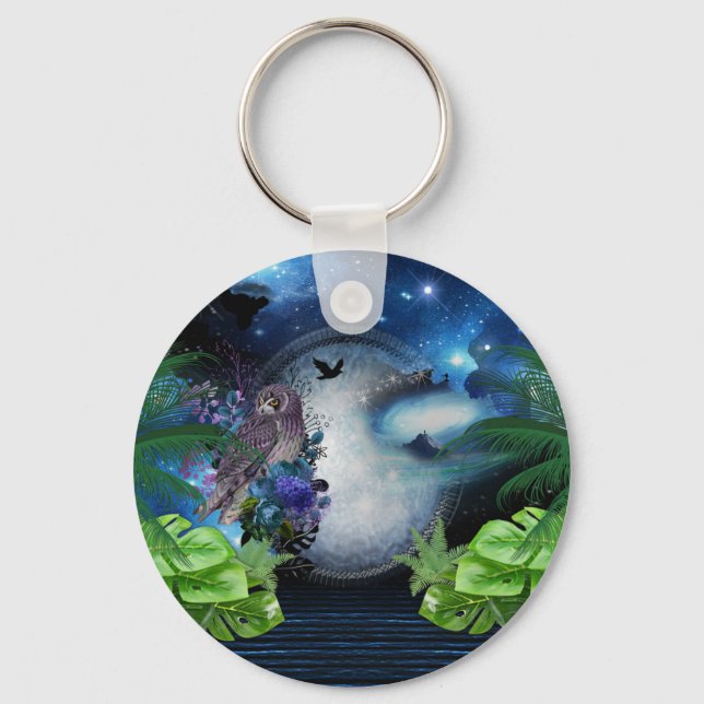 Porte-clés Galaxy-Portal Mariages invités cadeau (Recto)