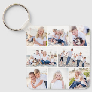 Porte-clés Galerie De Huit Personnalisé Porte - clé Photo Cou