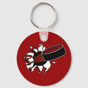 Porte-clés Galet d'hockey