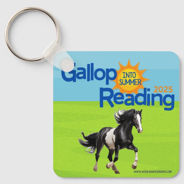 Porte-clés Gallop Into Summer Reading Porte - clé (Recto)
