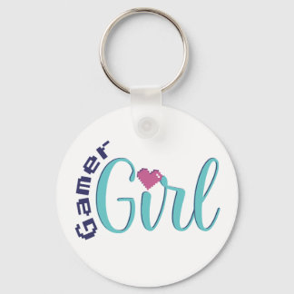 Porte-clés Gamer Girl - Cadeau de jeu parfait
