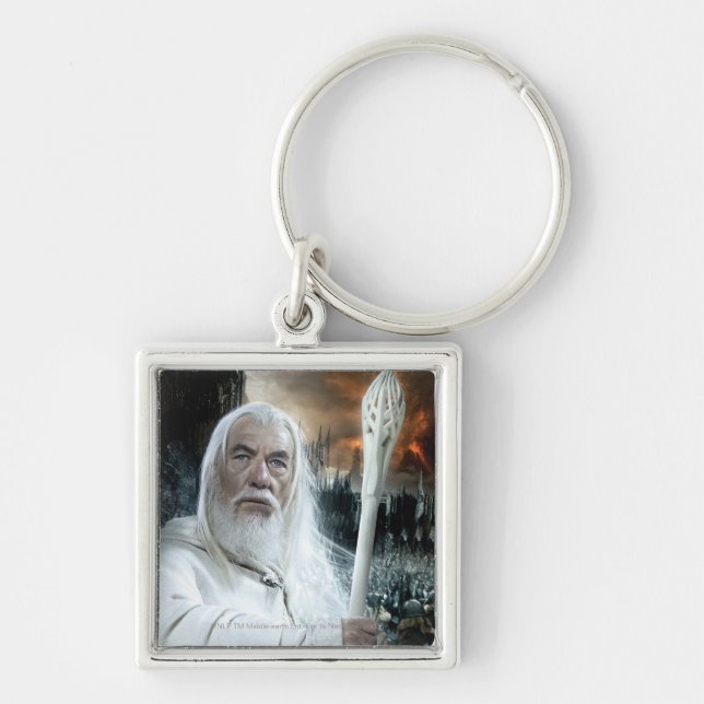 Porte-clés GANDALF™ avec le personnel (Devant)
