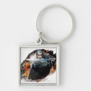 Porte-clés Gandalf avec l'épée dans la bataille