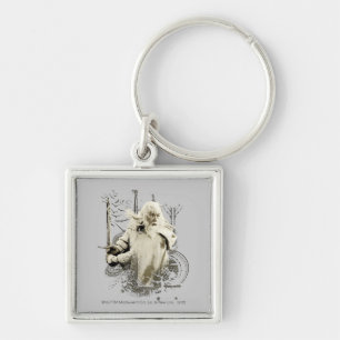 Porte-clés GANDALF™ with Sword Vector Collage