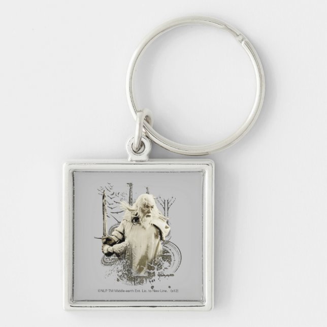 Porte-clés GANDALF™ with Sword Vector Collage (Devant)